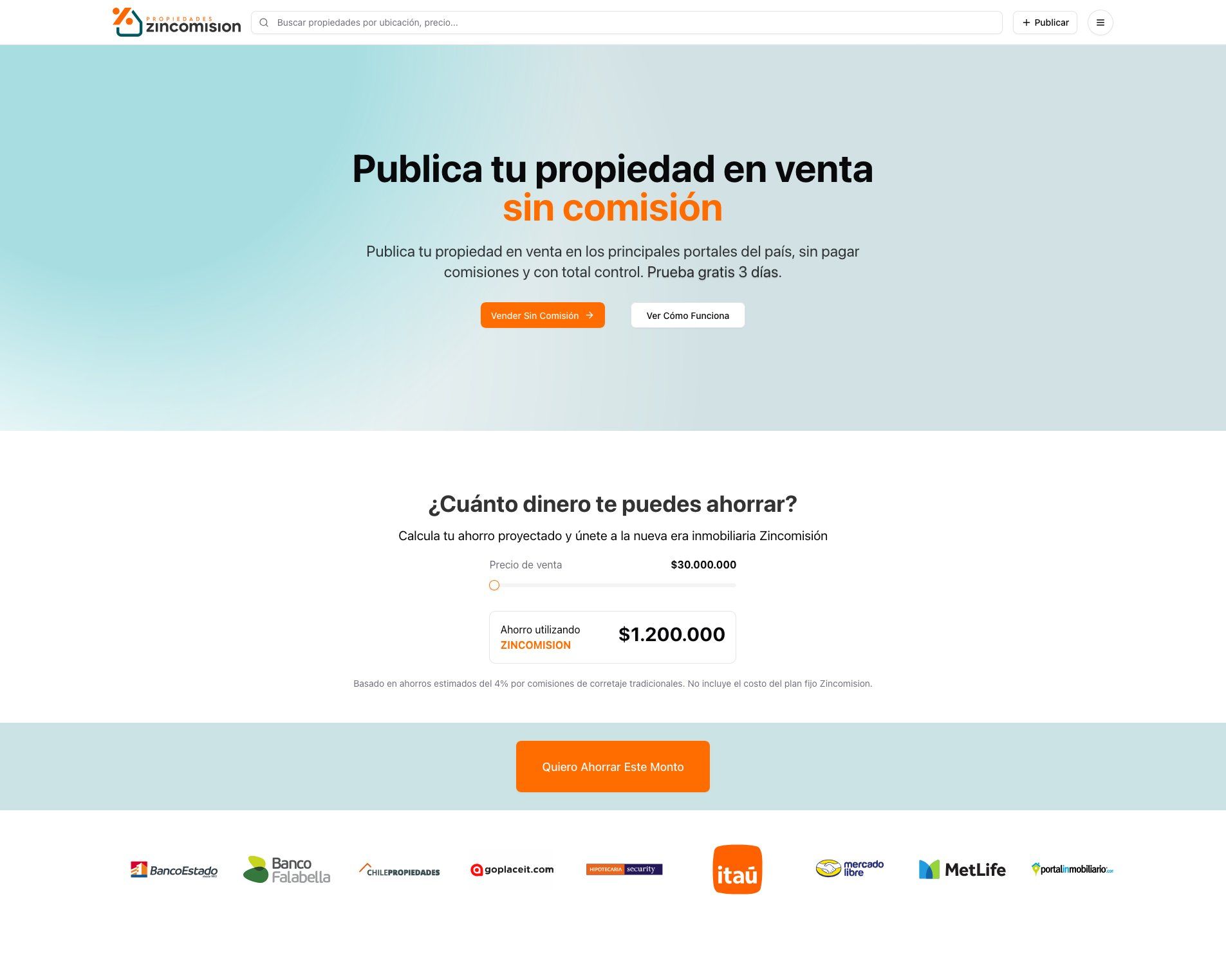 Sitio ZinComisión